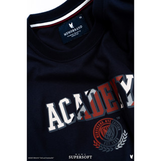 Memo By AEIOU เสื้อยืด Memo Supersoft Premium สกรีน ACADEMY สินค้าลิขสิทธิ์แท้