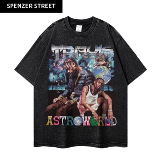 Spenzer.street | 🖤 Travis ASTROWORLD โอเวอร์ไซส์ เสื้อผ้าสตรีท เกาหลี y2k แฟชั่น ผ้ากีฬา ทราวิส 2pac ฮิต 2023 มาใหม่