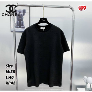 chanel เสื้อยืดแขนสั้น