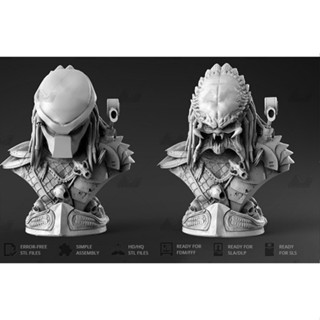 [โมเดลไม่ทำสี] Predator Bust 3D printing model