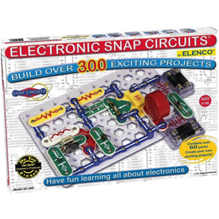 ชุดสร้างวงจรไฟฟ้าแบบไม่อันตราย  Snap Circuits Classic SC-300 Electronics Exploration Kit