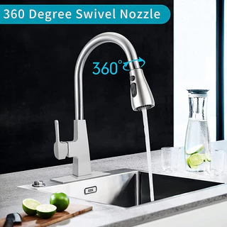 หัวต่อก็อกน้ำ หัวก๊อก หัวฉีดสเปรย์ก๊อกน้ํา Faucet Connector For Faucets อเนกประสงค์ 3 โหมด