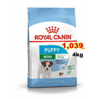 Royal canin Mini Puppy 4kg สำหรับลูกสุนัขพันธุ์เล็ก