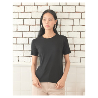 YNO Tencel crew neck t-shirt เสื้อยืดคอกลมแขนสั้นผ้า Tencel 21120