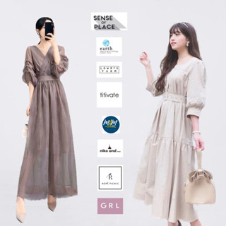 เดรส Maxi Dress รวมแบรนด์ญี่ปุ่น มือสองงานแบรนด์ สภาพเหมือนใหม่