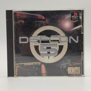 DEFCON 5 แผ่นมีรอยไม่เยอะ เล่นได้ PlayStation [PS1] กล่องลอคแผ่น เขี้ยวหัก