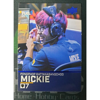 การ์ด Upper Deck Overwatch League Mickie Rare Blue มิกกี้ ปองภพ รัตนแสงโชติ