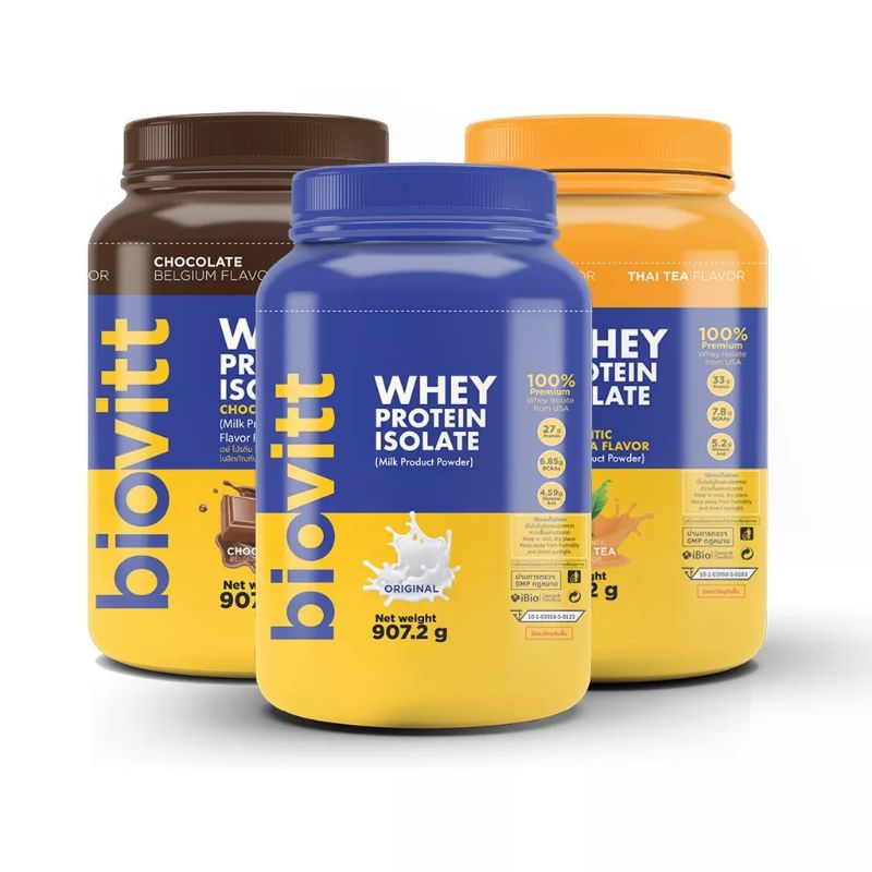 biovitt Whey Protein Isolate เวย์โปรตีน ไอโซเลท