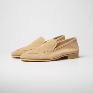 Marco Suede Loafers Beige Unlined Julietta