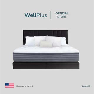 WellPlus ที่นอนยางพาราแท้ไฮบริด รุ่น Series X [9นิ้ว ]ยางพารานำเข้าจากประเทศเบลเยี่ยม 3 ฟุต 3.5 ฟุต 5 ฟุต 6 ฟุต