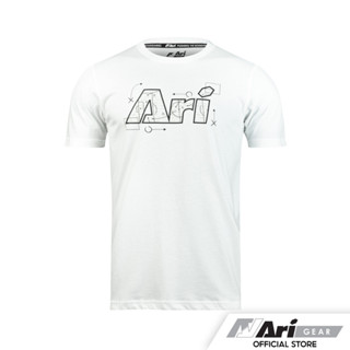 ARI FOOTBALL TACTIC LIFESTYLE TEE - WHITE/BLACK เสื้อยืด อาริ แทคทิค สีขาว