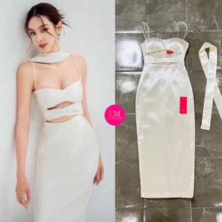 ราคาถูกที่สุด!! LM Lemonade maxy dress ที่เรียบหรู และยั่วยวน white