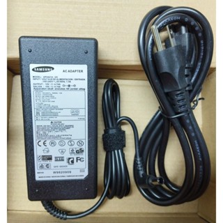 Adapter samsung 19v/4.74a อะเเดปเตอร์ ทีวี ซัมซุง  LCD,LED จอบาง หัวแจ็ค 6.5*4.4mm ครบชุดพร้อมใช้งาน ปลั๊กไฟทีวี