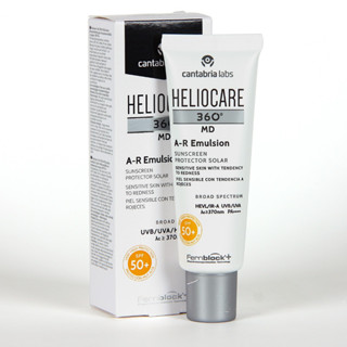 ส่งฟรี Heliocare 360 MD A-R Emulsion SPF50 PA++++ 50ml  ครีมกันแดดสำหรับผิวบอบบางแพ้ง่าย เป็นผื่นแดงง่าย  AUG02