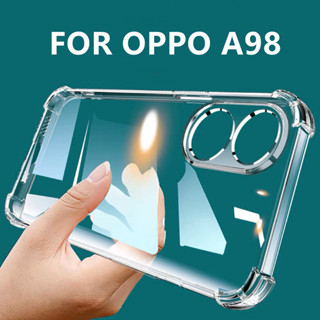 [ ส่งจากไทย ] Case OPPO A98 5G  เคสโทรศัพท์ เคสออฟโปื เคสใส เคสกันกระแทก พร้อมส่งทันที  Oppo A98 5G