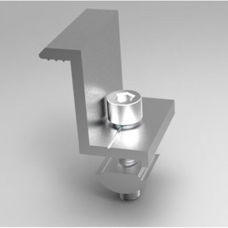 End Clamp (End Clamp) ติดตั้งแผงโซล่าเซลล์ (1 ชิ้น)]