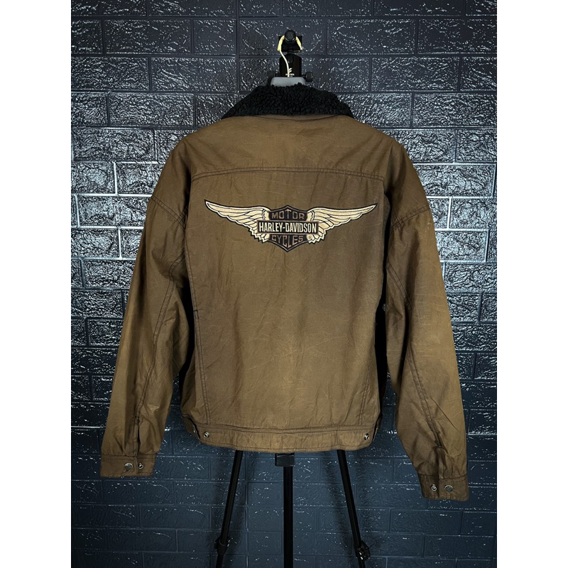 |เสื้อแจ็คเก็ต| 🏁Harley Davidson Wax Jacket (Size XXXL)🏁