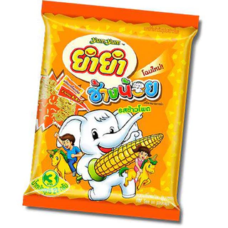 ขนม มาม่า ยำยำช้างน้อย มาม่าช้างน้อย ขนาด 20 กรัม มี 5 รส ตรา ยำยำช้างน้อย
