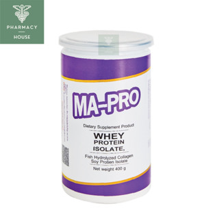 ** หมดอายุ 16/7/25 *** MAPRO MA-PRO Whey Protein Isolate 400 g. มาโปร *** รุ่นกระป๋อง ****