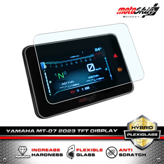 ฟิล์ม Plexiglass กันรอยหน้าปัด NEW! YAMAHA MT-07 / 2023 PLEXIGLASS Dashboard Protection Film