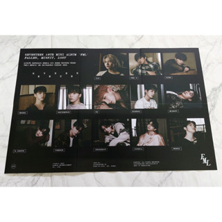 Folded Poster จาก อัลบั้ม SEVENTEEN - FML Album ของแท้ Kpop โปสเตอร์ พับ