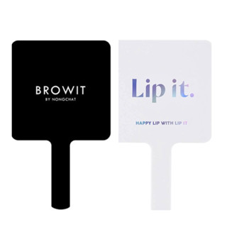 กระจกแต่งหน้า ขนาด 6.5x11 cm หลายแบบ หลายลาย