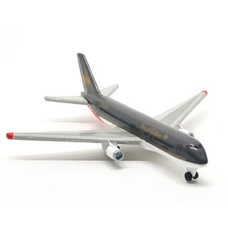 Majorette Airplane Boeing 767 - Royal Airlines - Dark Gray / 2 Tones Grey Wings / Metal / scale (4.1") no Package