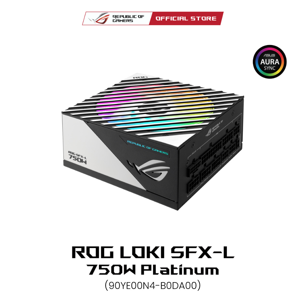 ASUS ROG LOKI SFX-L 750W Platinum (90YE00N4-B0DA00), Power Supply, 80Plus Platinum, 750W, ARGB