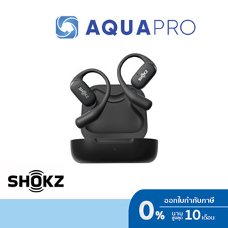 Shokz OpenFit Black Open-Ear True Wireless Earbuds หูฟังไร้สาย ประกันศูนย์ไทย By Aquapro