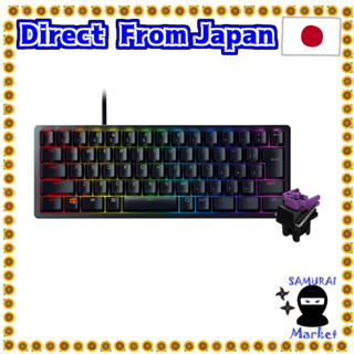 【Direct From Japan】 Razer Huntsman Mini JP Small Gaming Keyboard Clicky Optical Switch Japanese JP Semiatric Layout Layout Optical Switch Ultra-high speed 1.5mm Working Clicky Touch CHROMA RGB