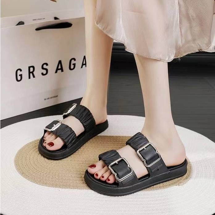 🚚 ส่งเร็วพร้อมส่ง🚚รองเท้าแตะ แบบสวม เเฟชั่น สไตล์เกาหลี รุ่น2887