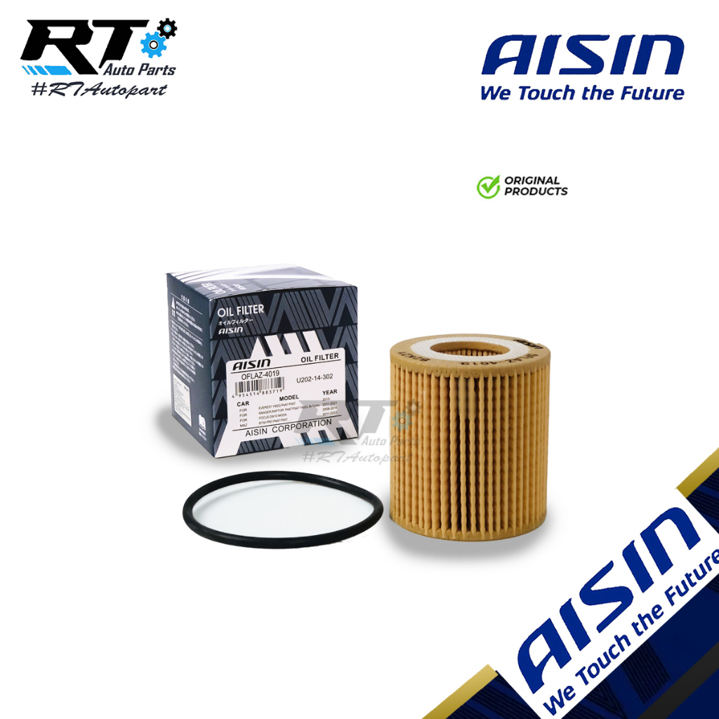 Aisin กรองน้ำมันเครื่อง Mazda / Ford Ranger ปี 2012-on 2.2  3.2 2.0 T6 BT50Pro Everest 2.0 3.0 / กรอ