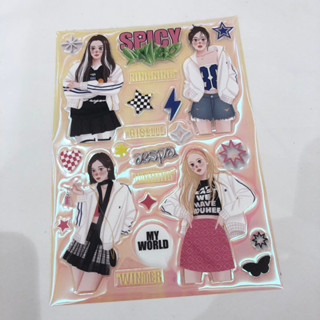 Sticker Aespa SPICY Giselle Winter Karina Ningning สติกเกอร์ เอสป้า คารีนา จีเซล วินเทอร์ หนิงหนิง by mommyjiminn