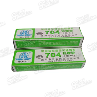กาวซิลิโคน 704 705 ยางซิลิโคนใส สี:ดำ ขาว โปร่งใส กันน้ำ ติดดี ทนความร้อน กาวซิลิโคนอุตสาหกรรม