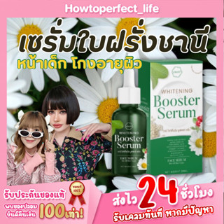 เซรั่มใบฝรั่งชานี BOOSTER SERUM เจ้าแรกในไทย สารสกัดใบฝรั่งจากเกาหลี ย้อนวัยให้ผิว รักษาฝ้า กระ จุดด่างดำ หน้าใสใน 7 วัน