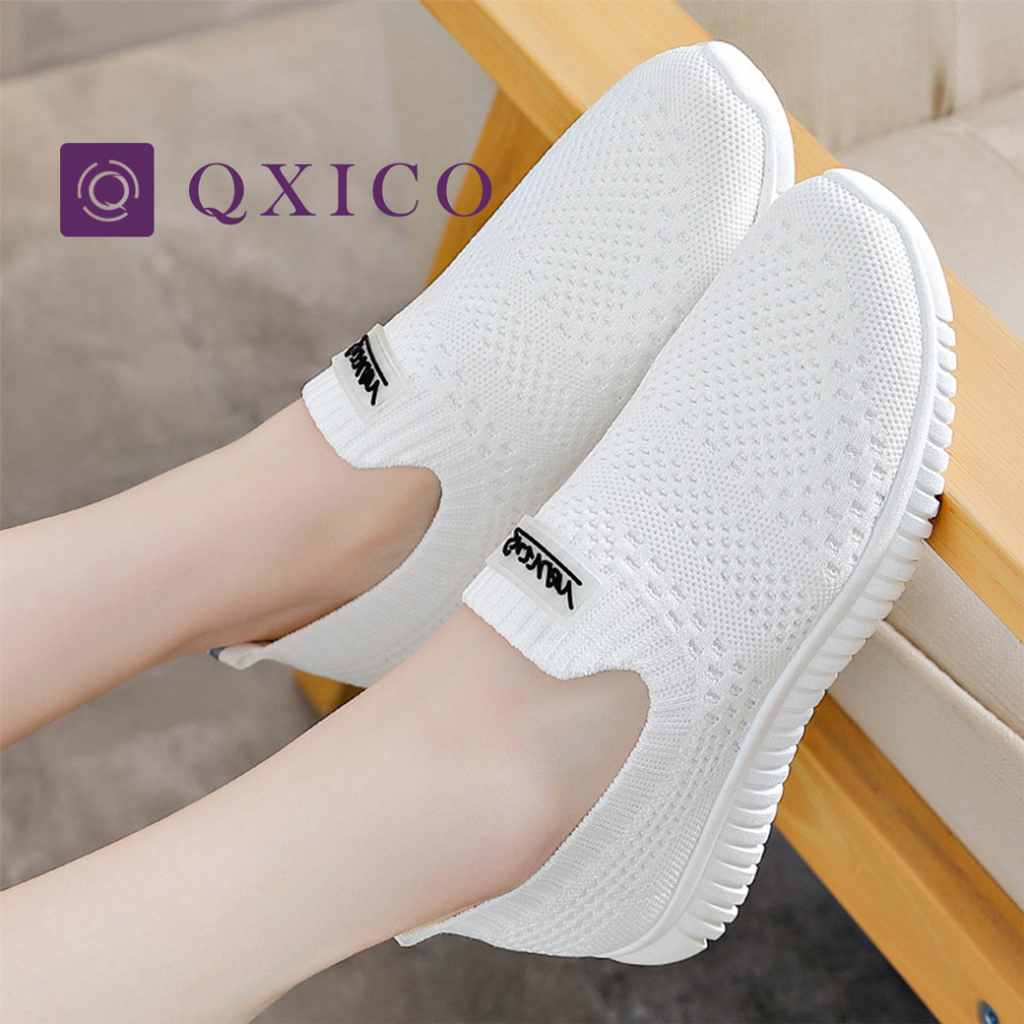 Qxico รุ่น QZ141 รองเท้าผ้าใบแบบสวม นิ่มใส่สบายม๊ากก!!