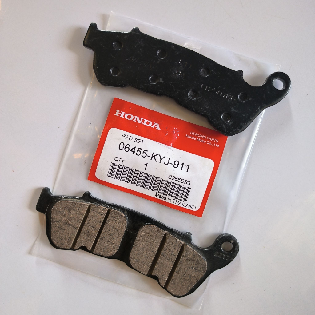 ผ้าเบรคหน้า ดิสเบรคหน้า Honda แท้100% CBR250 ABS, CBR300 ABS [ 2ลูกสูบ ] ซีบีอาร์250, ซีบีอาร์300 [ 