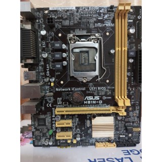 Mainboard 1150 ASUS H81M-D Socket 1150 รองรับ Intel Gen4