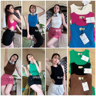 💫New💫(พร้อมส่ง)🏷️Valen เสื้อกล้ามไหมพรม Body Knit Tank