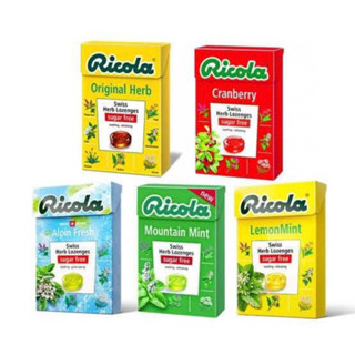 พร้อมส่ง⚡️‼️ ลูกอมสมุนไพรนำเข้าจากสวิสเซอแลนด์🇨🇭6รสชาติ Ricola 40g