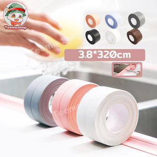 เทปกาวติดกันน้ำ กาวอุดรอยรั่ว กว้าง3.8cm*ยาว3.2เมตร เทปติดอ่างล้างจาง หลายสี