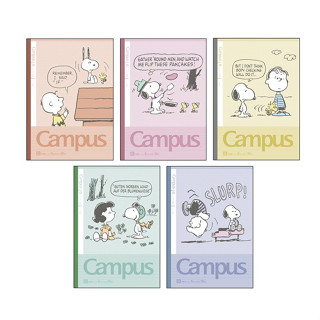 Campus สมุดโน๊ต Snoopy B5 (ลิขสิทธิ์แท้จากญี่ปุ่น) มี5ลายให้เลือก