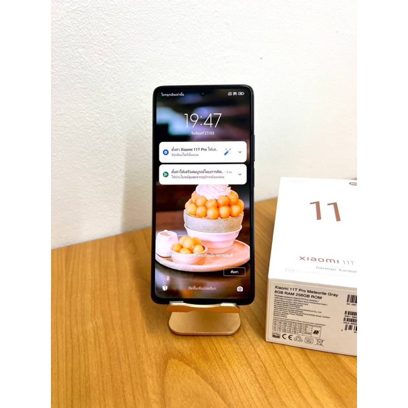 [ส่งไวทันใจ]Mi 11T Pro 8/256GB 5G สีดำ Snapdragon 888 (อิมี่: 7847) ( โทรศัพท์มือสอง ศูนย์ไทยแท้ )