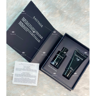 ⭐️ ของแท้​💯​ Dior Sauvage Edp 10 ml+ shower gel 20 ml  set