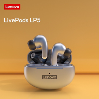 หูฟังบลูทูธ Lenovo LP5 หูฟังไร้สาย TWS Bluetooth5.0 มีไมค์ในตัว ลดเสียงรบกวน ดีเลย์ต่ำ กันน้ำได้