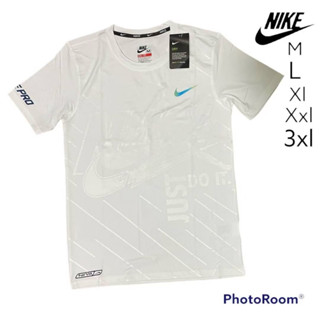 nike เสื้อยืดแขนสั้นออกกำลังกายผู้ชาย