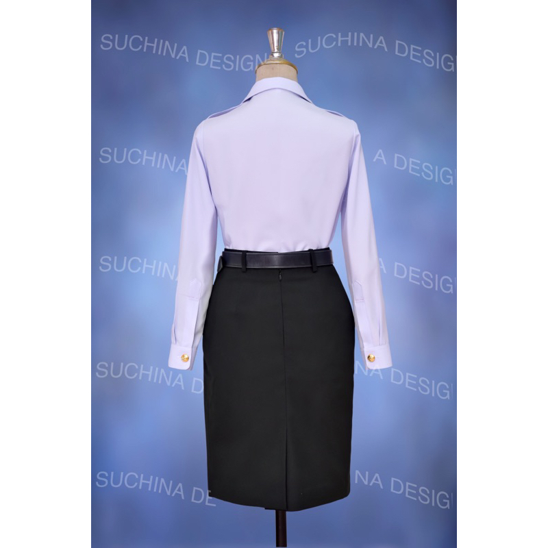 ✨พร้อมส่ง✨เครื่องแบบทหารบกหญิง [แบบไซส์] สำเร็จรูป🪄 - รูปที่ 5