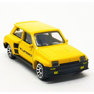 Majorette Renault 5 Turbo Yellow ล้อ 5U Scale 1/56 (8cm) ไม่มี package