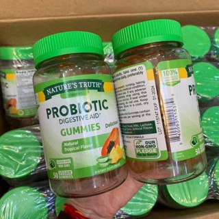 วิตามิน Natures Truth Probiotic Gummies Digestive Aid 50 Gummies