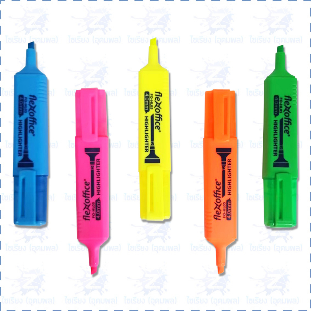 ปากกาเน้นข้อความ Flexoffice HIGHLIGHTER HL05 (1ด้าม)